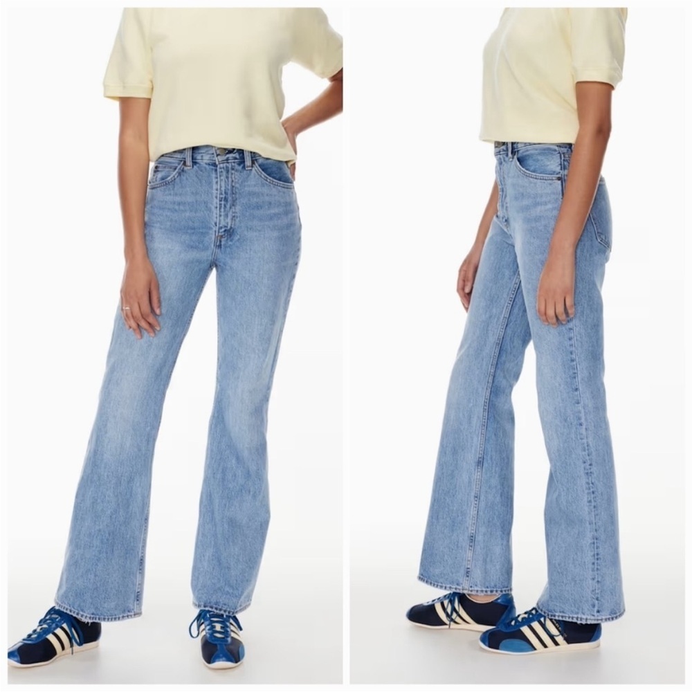 Denim Forum The Marlene 60s High Rise Flare Jeans Sz 27